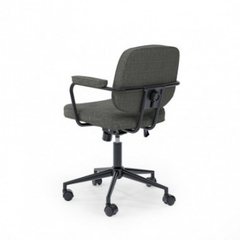 SILLA OFICINA COLUMBIA GRIS OSCURO 2