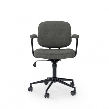 SILLA OFICINA COLUMBIA GRIS OSCURO