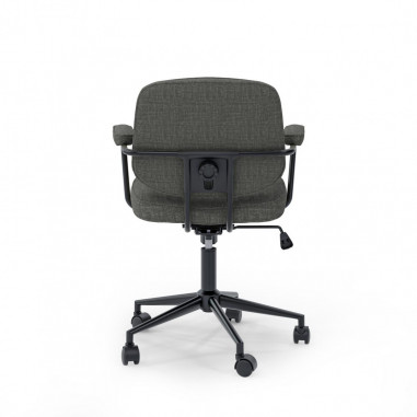 SILLA OFICINA COLUMBIA GRIS OSCURO