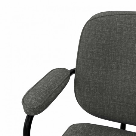 SILLA OFICINA COLUMBIA GRIS OSCURO