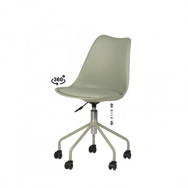 SILLA OFICINA YALE MENTA