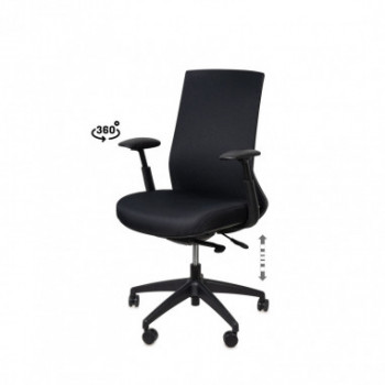 SILLA OFICINA LANCASTER NEGRO