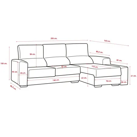 SHAISELONGUE ARCON IZQUIERDA MODELO IBIZA