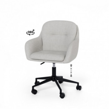 SILLA OFICINA ONTARIO GRIS CLARO