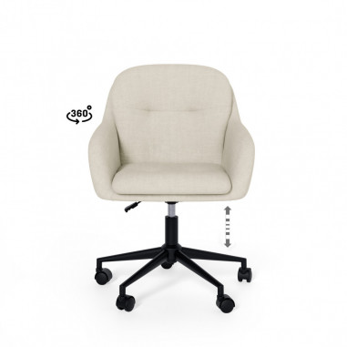 SILLA OFICINA ONTARIO BEIGE