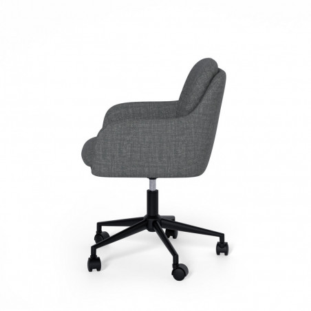 SILLA OFICINA ONTARIO GRIS OSCURO