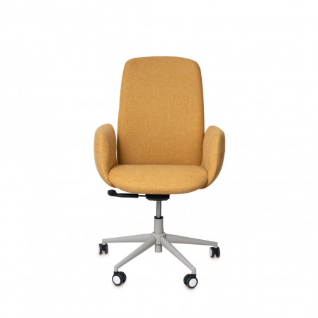 SILLA OFICINA BRITISH MOSTAZA