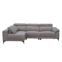 SHAIS. IZDA.2 RELAX MOTOR CON TALONERA TAP. BEIGE O GRIS NID