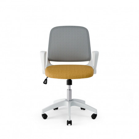 SILLA OFICINA SIRACUSA MOSTAZA