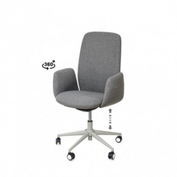 SILLA OFICINA BRITISH GRIS