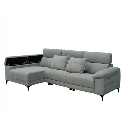 SHAIS. IZDA.2 RELAX MOTOR CON TALONERA TAP. BEIGE O GRIS NID