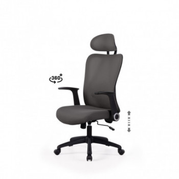 SILLA OFICINA MONTREAL GRIS