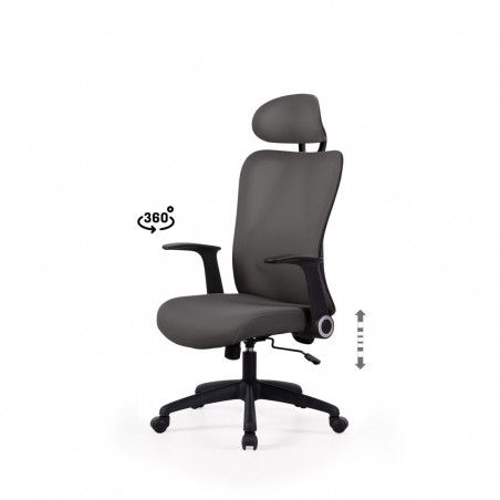 SILLA OFICINA MONTREAL GRIS