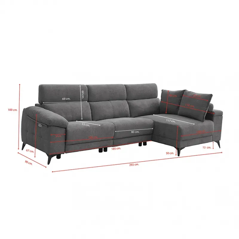 Chaiselongue izquierda motor Londres
