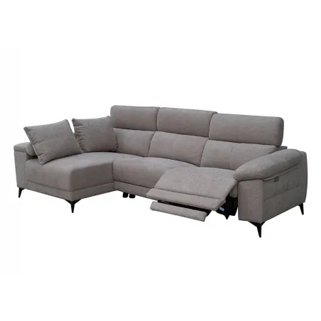 SHAIS. IZDA.2 RELAX MOTOR CON TALONERA TAP. BEIGE O GRIS NID