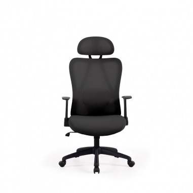 SILLA OFICINA MONTREAL NEGRO