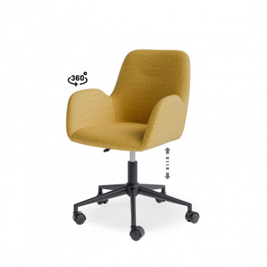 SILLA OFICINA IRVINE MOSTAZA