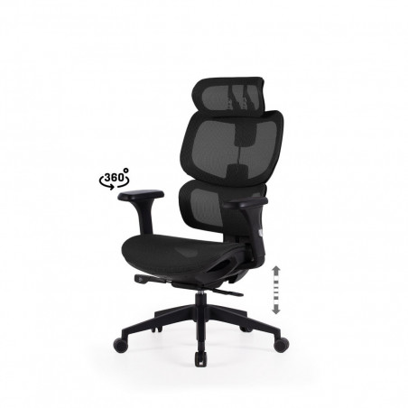 SILLA OFICINA TORONTO NEGRO/NEGRO