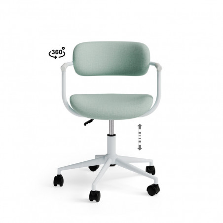 SILLA OFICINA OXFORD MENTA