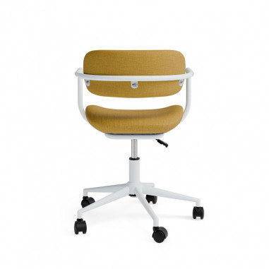 SILLA OFICINA OXFORD MOSTAZA