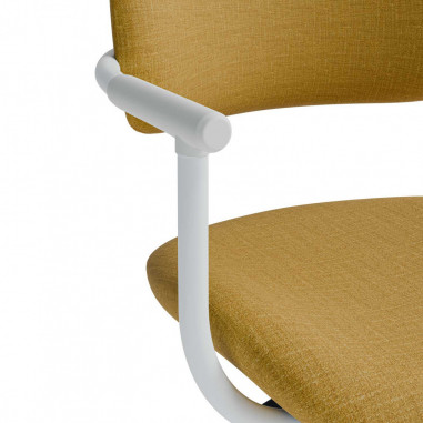 SILLA OFICINA OXFORD MOSTAZA