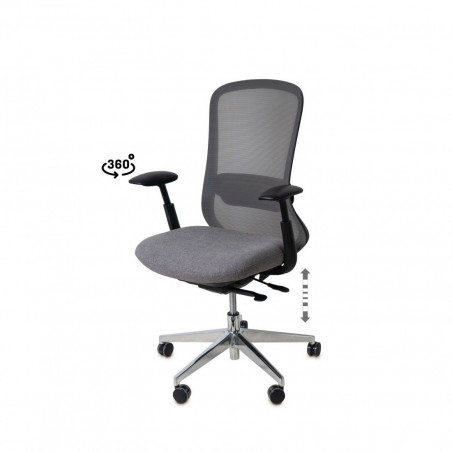 SILLA OFICINA ROTTERDAM GRIS