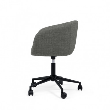 SILLA OFICINA ARIZONA GRIS OSCURO