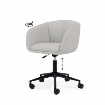 SILLA OFICINA ARIZONA GRIS CLARO