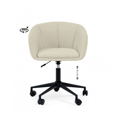 SILLA OFICINA ARIZONA BEIGE