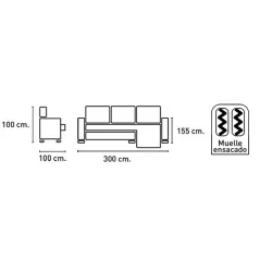 SHAISELONGUE IZDA. TAP.CAIRO MOD.CUPRA 000         000 2