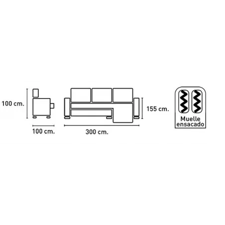 SHAISELONGUE IZDA. TAP.CAIRO MOD.CUPRA 000         000