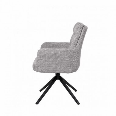 SILLA LISETTE GRIS CLARO