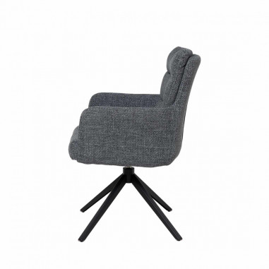 SILLA LISETTE GRIS OSCURO