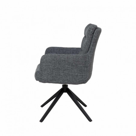 SILLA LISETTE GRIS OSCURO