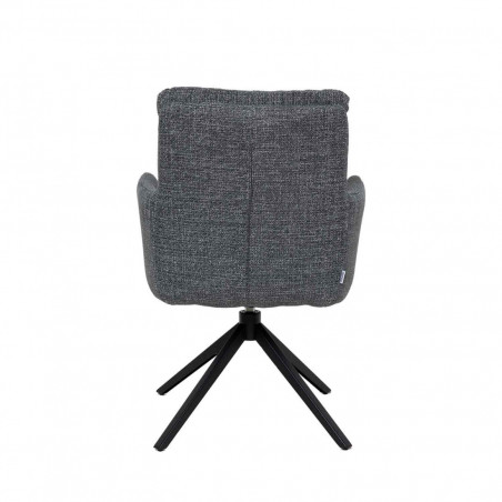 SILLA LISETTE GRIS OSCURO