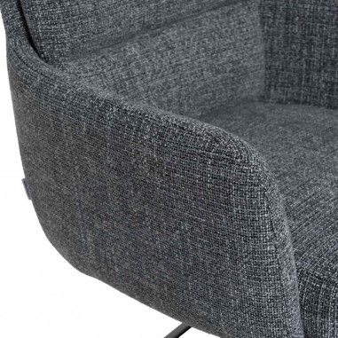 SILLA LISETTE GRIS OSCURO