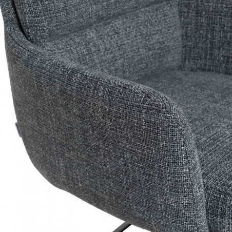 SILLA LISETTE GRIS OSCURO